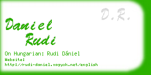 daniel rudi business card