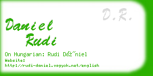 daniel rudi business card